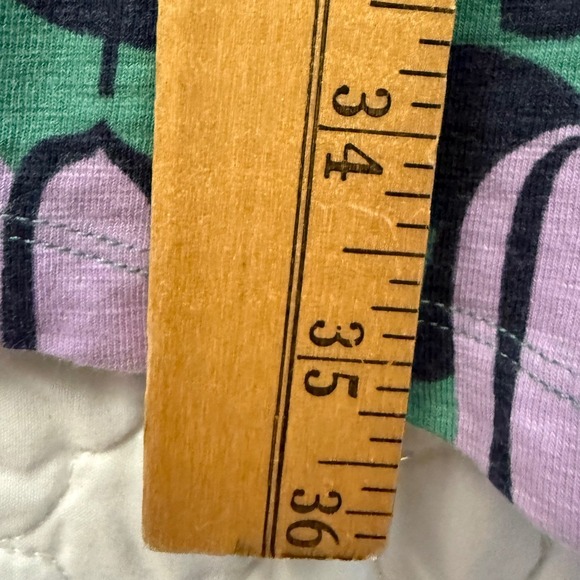 Boden Womens Green Tulip Print Wrap Style Short Sleeve Dress US 4P - Picture 6 of 9